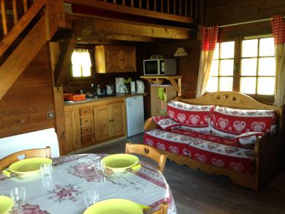 Holiday in mountain resort 1 room mezzanine chalet 4 people - Chalet de la Princesse - Combloux - Living room