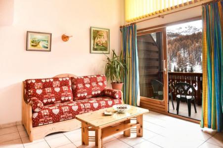 Vakantie in de bergen Appartement duplex 3 kamers 8 personen - Chalet de la source - Montgenèvre - Woonkamer