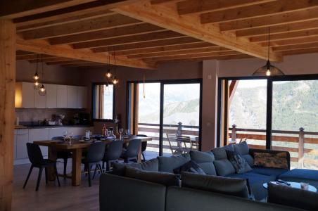 Holiday in mountain resort 6 room chalet 12 people - Chalet De Praloup - Pra Loup - Living room