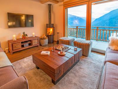 Holiday in mountain resort Chalet des Etoiles - Thyon - Living room