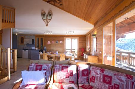 Holiday in mountain resort Chalet des Neiges - Alpe d'Huez - Living room