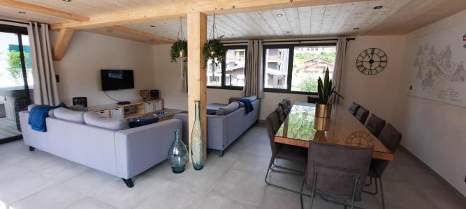 Vakantie in de bergen Appartement 5 kamers 10 personen - Chalet du Coin - Les Gets - Woonkamer