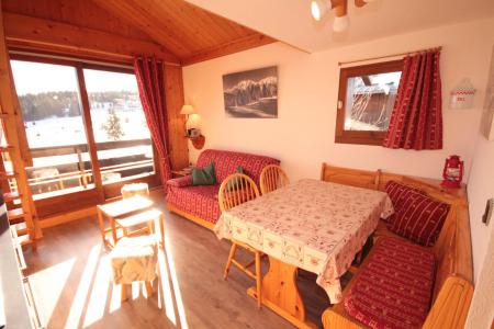Holiday in mountain resort Studio sleeping corner 6 people (111) - Chalet du Lac 1 - Les Saisies - 