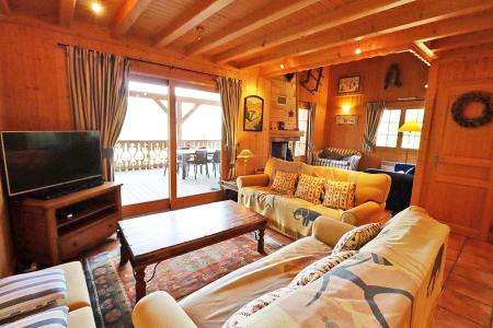 Holiday in mountain resort 7 room chalet 16 people - Chalet du Lac des Ecoles - Les Gets - Living room