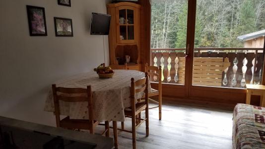 Vakantie in de bergen Appartement 2 kamers bergnis 5 personen (11D) - Chalet du Perthuis - Châtel - Woonkamer