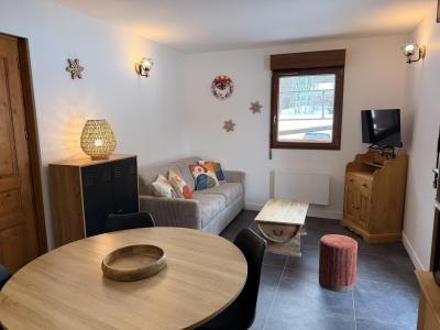Holiday in mountain resort 2 room apartment 4 people (MARMOTTON) - Chalet du Plateau - Pralognan-la-Vanoise - Living room