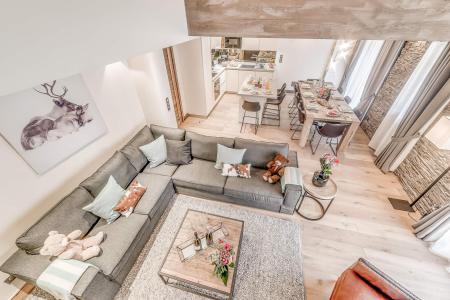 Urlaub in den Bergen 6 Zimmer Maisonettewohnung für 9 Personen (P) - Chalet Eagle Lodge - Tignes - Wohnzimmer