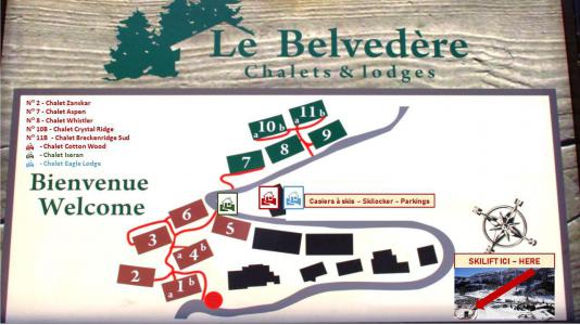 Vacances en montagne Chalet Eagle Lodge - Tignes - Plan