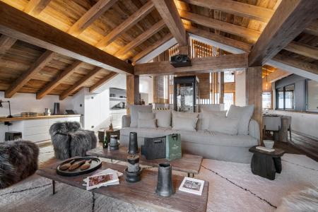 Urlaub in den Bergen Triplex-Chalet 7 zimmer 12 Personnen - Chalet Eden - Saint Martin de Belleville - Wohnzimmer
