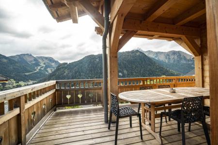 Urlaub in den Bergen Triplex-Chalet 7 zimmer 15 Personnen - Chalet Etagne - Châtel - Terrasse