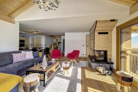 Holiday in mountain resort 5 room triplex chalet 10 people (YDILIA3) - Chalet Eterlou - Les Menuires - Living room