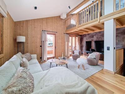 Vakantie in de bergen Appartement triplex 4 kamers 8 personen (NAOS B2) - Chalet Eterlou - Les Menuires - Woonkamer