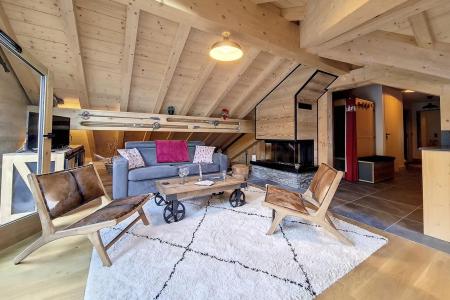 Vakantie in de bergen Chalet 3 kamers 6 personen (YDILIA6) - Chalet Eterlou - Les Menuires - Woonkamer