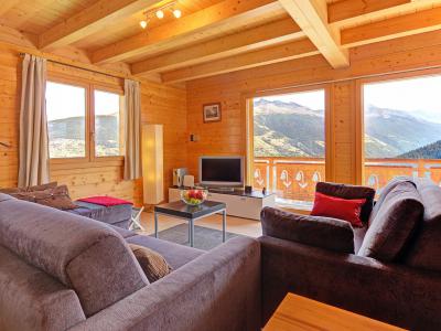 Holiday in mountain resort Chalet Etoile des 4 Vallées - Thyon - Living room