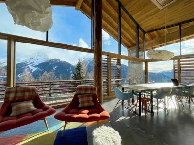 Vacances en montagne Chalet duplex 6 pièces 14 personnes - Chalet Foglietta - La Rosière - Séjour