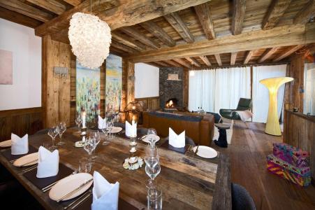 Holiday in mountain resort Chalet triplex 6 rooms cabin 12 people - Chalet Genepy - Val d'Isère - Living room