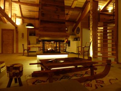 Holiday in mountain resort 4 room duplex apartment 10 people (2) - Chalet Gîte la Matte - Le Grand Bornand - Living room