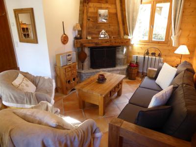 Holiday in mountain resort 4 room chalet 6 people - Chalet Goh - Les Contamines-Montjoie - Living room