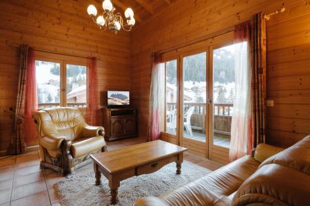 Holiday in mountain resort Semi-detached 4-room duplex chalet for 6 people (07) - Chalet Gotty Joly 7 - La Clusaz - Living room