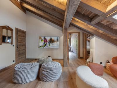 Vakantie in de bergen Chalet triplex 7 kamers 14 personen (GB) - Chalet Grand Blanc - Méribel - Woonkamer