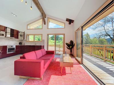 Wakacje w górach Domek górski duplex 3 pokojowy dla 6 osób - Chalet Grange du Lavay - Les Gets - Pokój gościnny