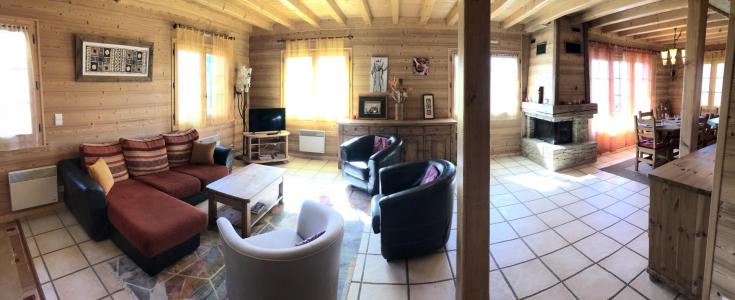 Holiday in mountain resort 4 room mezzanine chalet 6 people - Chalet Granier - Saint Gervais - Living room