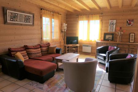Vakantie in de bergen Chalet 4 kamers mezzanine 6 personen - Chalet Granier - Saint Gervais - Woonkamer