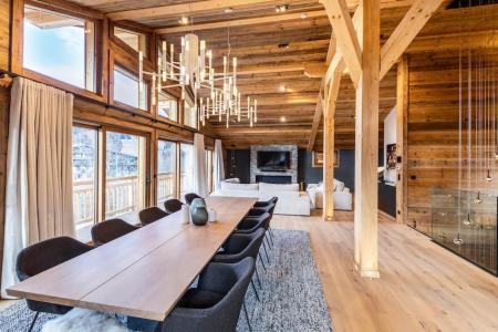 Urlaub in den Bergen 8 Zimmer Chalet für 12 Personen - Chalet Grizzly - Les Gets - Wohnzimmer
