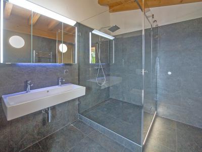 Holiday in mountain resort Chalet Harmonie - La Tzoumaz - Shower room