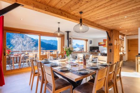 Urlaub in den Bergen Triplex-Chalet 6 zimmer 12 Personnen - Chalet Hartza - Le Grand Bornand - Wohnzimmer