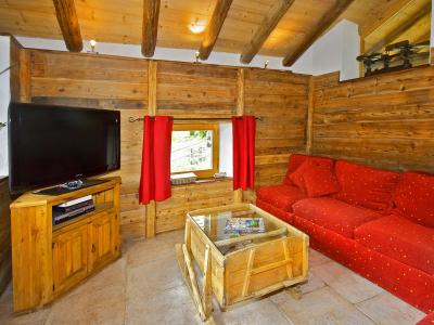 Holiday in mountain resort Chalet Honoré - Peisey-Vallandry - Living room