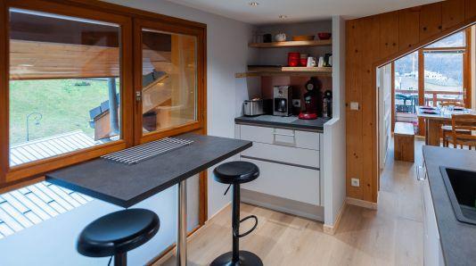 Urlaub in den Bergen 3 Zimmer Maisonettewohnung für 5 Personen (00) - Chalet Iris - Saint Martin de Belleville - Kochnische