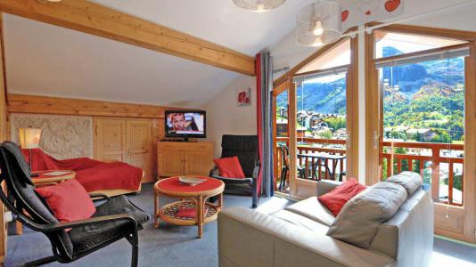 Vakantie in de bergen Appartement duplex 3 kamers 5 personen - Chalet Iris - Saint Martin de Belleville - Woonkamer