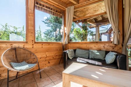 Urlaub in den Bergen 5 Doppelholzchalethälfte für 10 Personen - Chalet Johmarons - Les Gets - Draußen im Sommer
