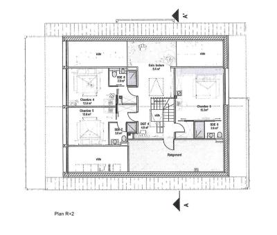 Vacances en montagne Chalet triplex 10 pièces 24 personnes (G480) - Chalet l'Abondance - Valmorel - Plan