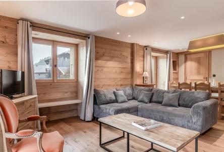 Urlaub in den Bergen Chalet L'Anier - Saint Gervais - Wohnzimmer