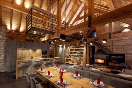 Holiday in mountain resort Chalet L'Atelier - Les 2 Alpes - Dining area