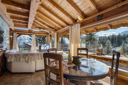 Holiday in mountain resort Chalet triplex 4 rooms cabin 6 people - Chalet L'Ecureuil sur Le Toit - Courchevel - Living room