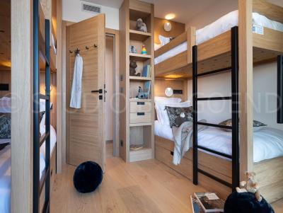 Holiday in mountain resort 8 room triplex chalet 14 people - Chalet L'Eden - Les Arcs - Master bedroom