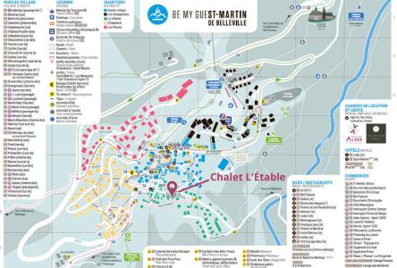Urlaub in den Bergen Chalet l'Etable - Saint Martin de Belleville - Plan