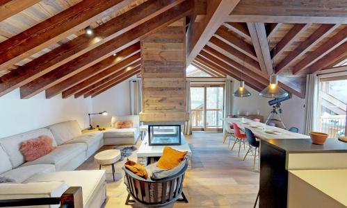 Vacanze in montagna Chalet 6 stanze per 10-12 persone - Chalet l'Etable - Saint Martin de Belleville - Soggiorno