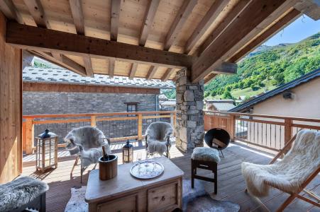 Wakacje w górach Apartament duplex 5 pokojowy 8 osób (CIME CARON) - Chalet l'Éterlou - Les Menuires - Taras