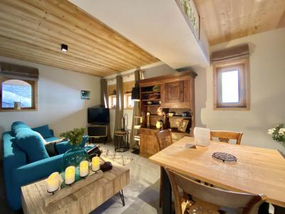 Vakantie in de bergen Chalet 12 kamers 16 personen (ETERLOU) - Chalet l'Éterlou - Les Menuires - Woonkamer