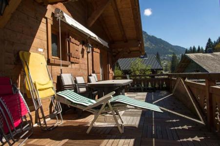 Vacanze in montagna Appartamento su due piani 8 stanze per 16 persone - Chalet l'Hermine des Vorres - Châtel - Terrazza