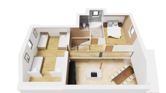 Wakacje w górach Domek górski triplex 6 pokojowy  dla 12 osób - Chalet l'Orée - Valloire - Pokój gościnny