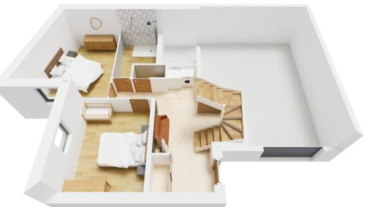 Urlaub in den Bergen Triplex-Chalet 6 zimmer 12 Personnen - Chalet l'Orée - Valloire - Wohnzimmer