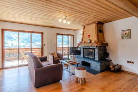 Holiday in mountain resort 3 room apartment 6 people (1) - Chalet l'Ourson Blanc Morzine - Morzine - Living room