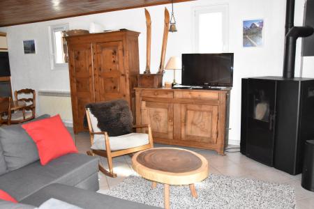 Holiday in mountain resort Semi-detached 3 room chalet 6 people - Chalet la Bourna de l'Ors - Pralognan-la-Vanoise - Living room