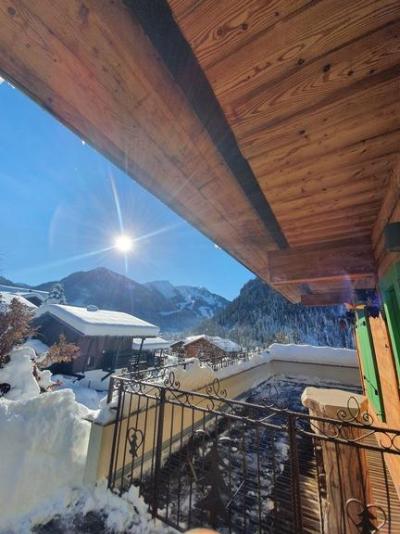 Urlaub in den Bergen Triplex-Chalet 7 zimmer 16 Personnen - Chalet la Calèche - Châtel - Terrasse