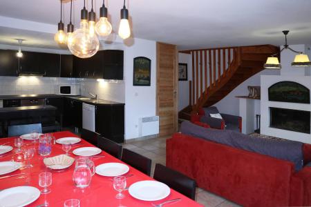 Vacances en montagne Chalet mitoyen 5 pièces 10 personnes - Chalet la Combe d'Or - Les Orres - Séjour